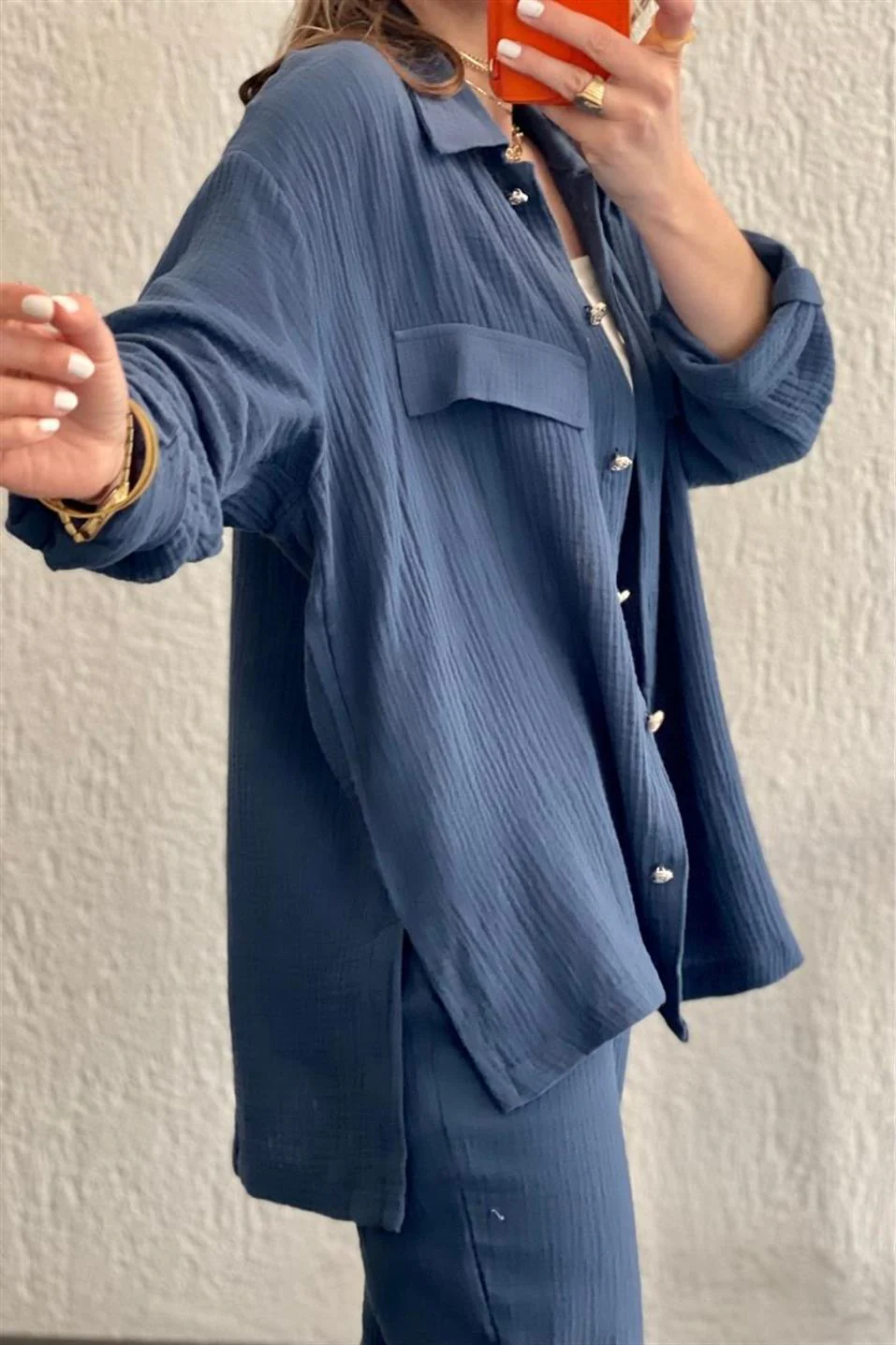 Conjunto de camisa y pantalón casual Ella - Image 8