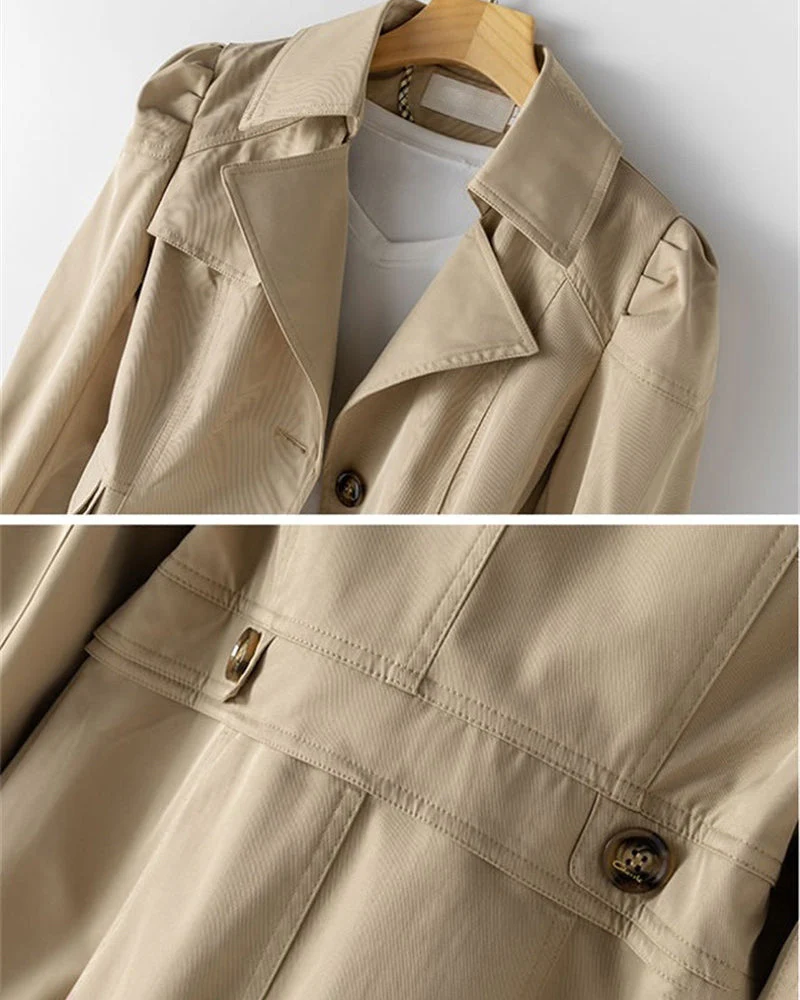 Abrigo midi tipo gabardina Breeze - Image 3